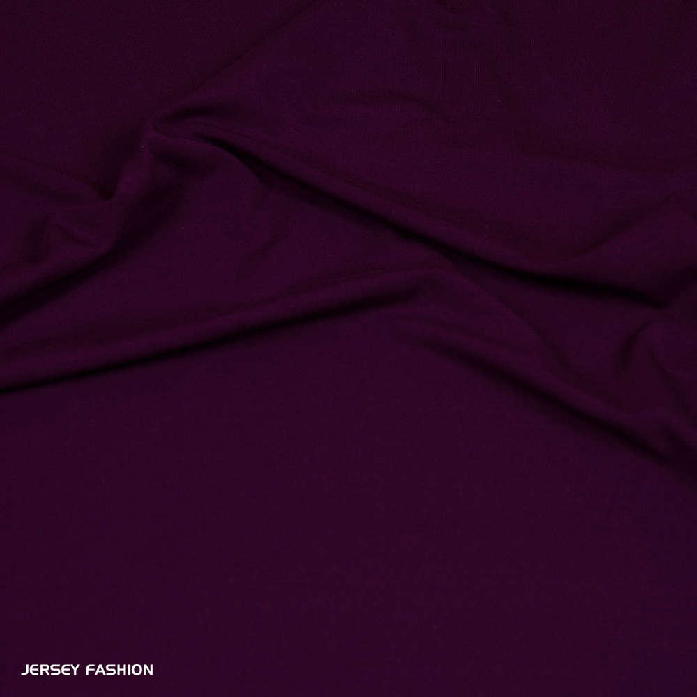 Volwassen Kraan Proberen Viscose jersey aubergine paars - Hilco | Tricot stoffen | Jersey