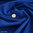Stretch cotton sweatshirt fabric cobalt blue