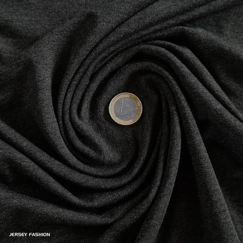 Melange jersey “Chivasso” dark grey - Hilco