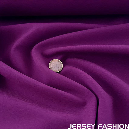 Jersey lourd bi-élastique magenta