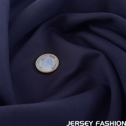 Jersey lourd bi-élastique violet bleu