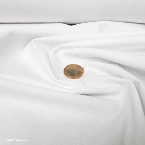 Tissu popeline coton blanc - Toptex
