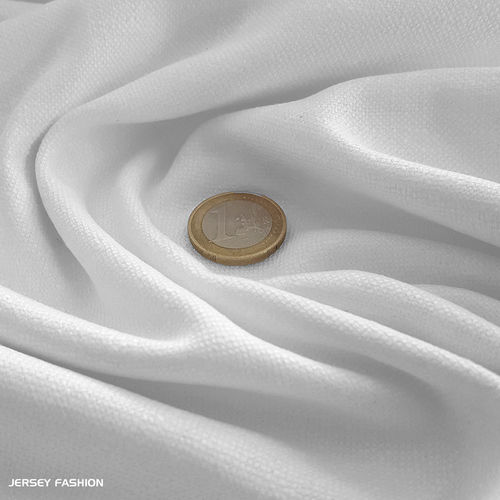 Stretch linen white | Remnant piece 195cm
