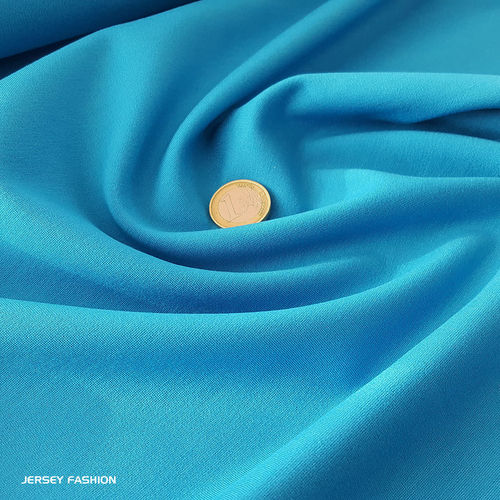 Zware jersey azuurblauw | Coupon 93cm