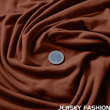 Robe en Jersey Tissu. 235 g Beige avec motifs en viscose mélangé poids
