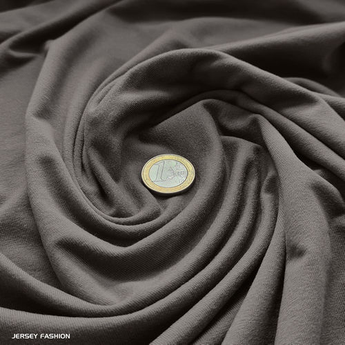 Tencel jersey fabric taupe - Toptex