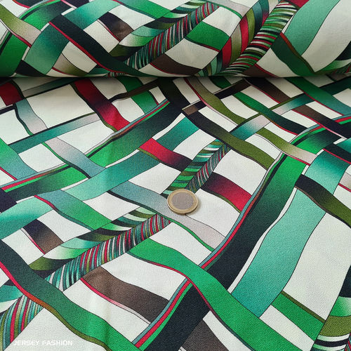 Woven viscose crepe fabric "Mila" - Hilco | Remnant piece 75cm