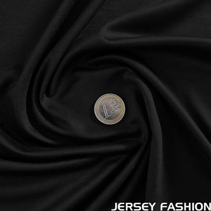 Tissu jersey micro modal - noir