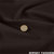 Tissu sergé stretch en coton brun foncé | Coupon 250cm