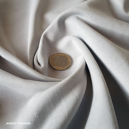 Cotton jersey light grey - Toptex | Remnant piece 113cm