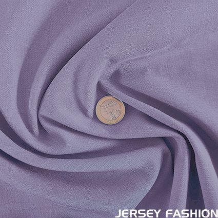 Fine stretch tencel cotton twill fabric soft lilac - Toptex