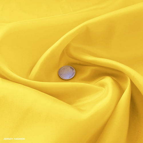 Cupro lining lemon yellow | Remnant piece 170cm
