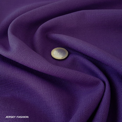 Stretch linen violet | Remnant piece 100cm