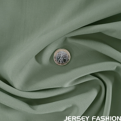 Fine stretch tencel cotton twill fabric sage green - Hilco