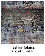 Fashion fabrics knitted | Stretch fabrics with print