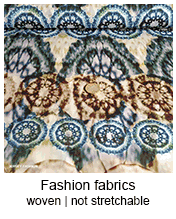 Fashion fabrics woven | Non stretchable fabrics with print