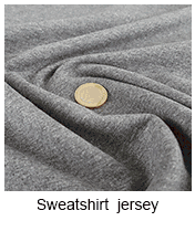 Knitted sweatshirt fabrics | Cotton sweatshirt jersey