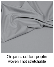 Organic poplin fabrics | Tabinet bio cotton