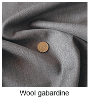 Wool gabardine fabrics | Wool blend gabardine