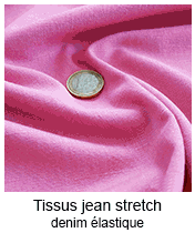 Tissus jean stretch | Tissus denim élastique