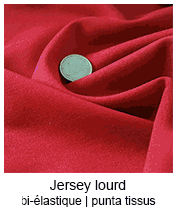 Tissus jersey lourd | Tissus bi-élastique | Punta di roma