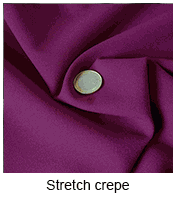 Stretch crepe stoffen | Elastische crepe