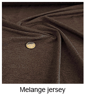 Melange jersey stoffen | Gemeleerde tricot stoffen