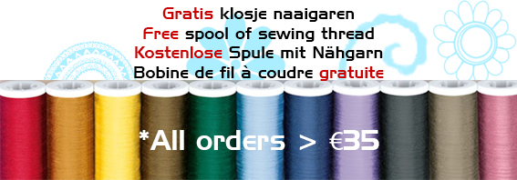 Free spool of sewing thread